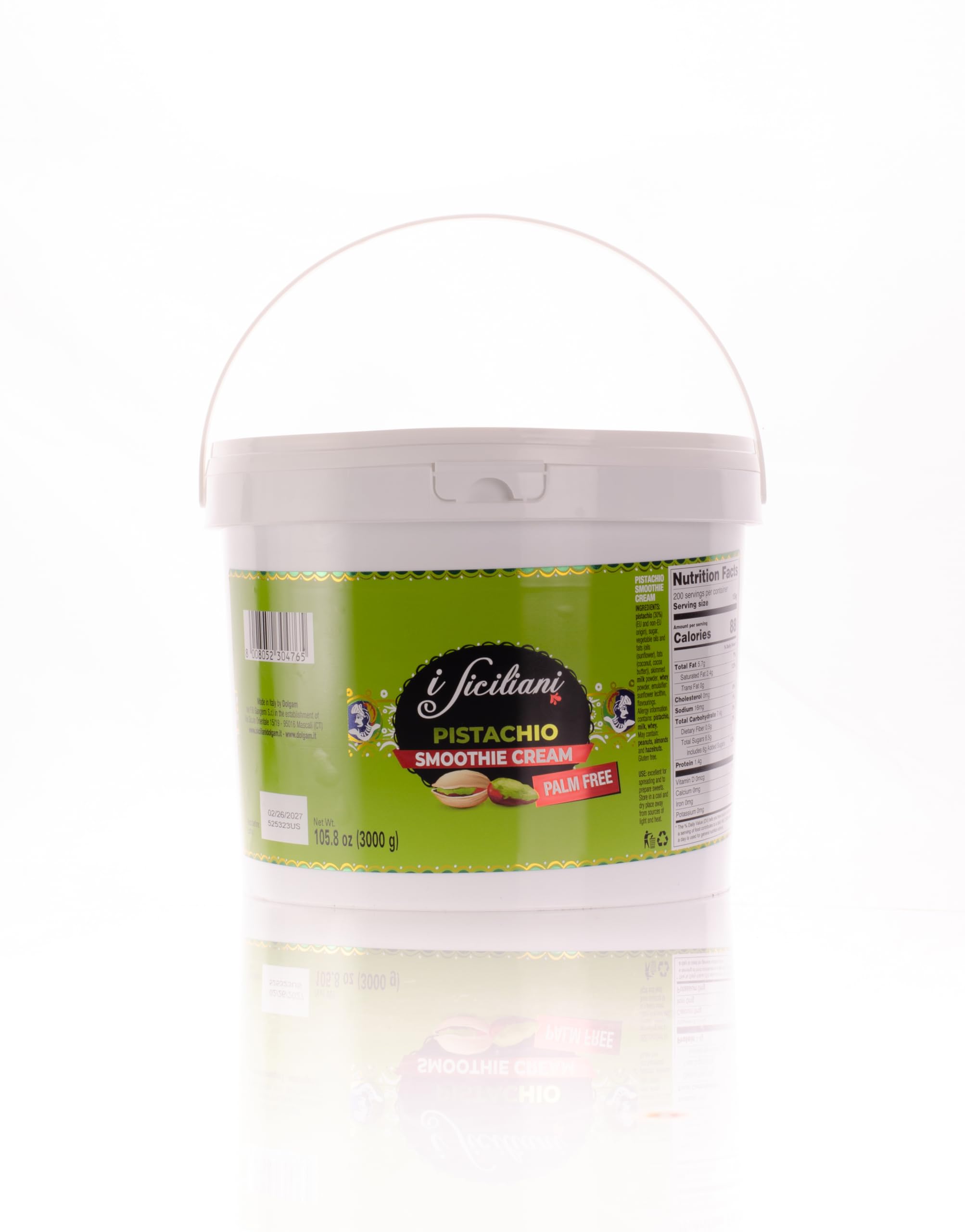 Amazon.com : I Siciliani Spreadable Pistachio Cream 3000g